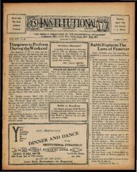Institutional Vol. XIX No. 30