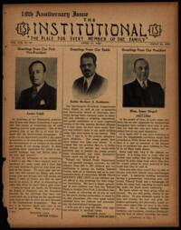 Institutional Vol. XIX No. 33