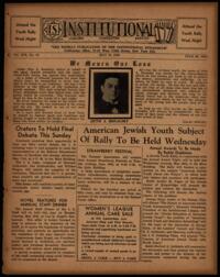Institutional Vol. XIX No. 37