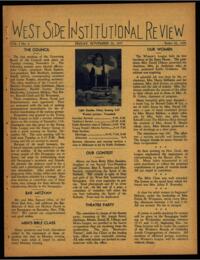 West Side Institutional Review Vol. I No. 04