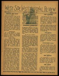 West Side Institutional Review Vol. I No. 06