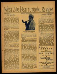 West Side Institutional Review Vol. I No. 07