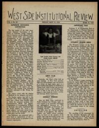 West Side Institutional Review Vol. I No. 29