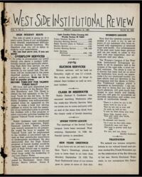 West Side Institutional Review Vol. II No. 02