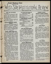 West Side Institutional Review Vol. II No. 03