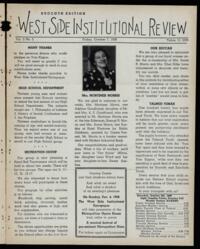 West Side Institutional Review Vol. II No. 05