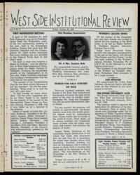 West Side Institutional Review Vol. II No. 08