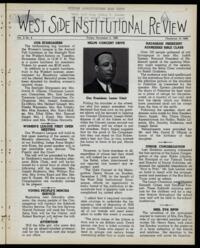 West Side Institutional Review Vol. II No. 09