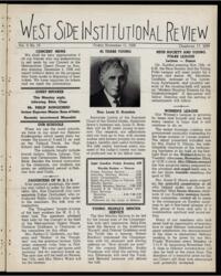 West Side Institutional Review Vol. II No. 10