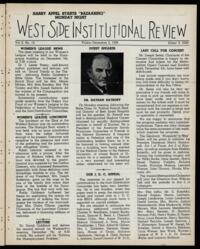 West Side Institutional Review Vol. II No. 13