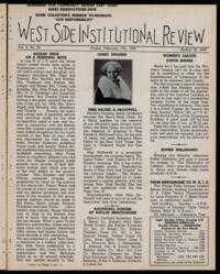 West Side Institutional Review Vol. II No. 24