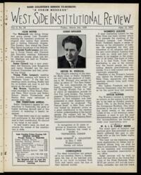 West Side Institutional Review Vol. II No. 26