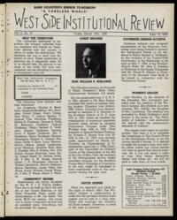 West Side Institutional Review Vol. II No. 27