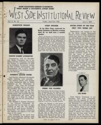 West Side Institutional Review Vol. II No. 33