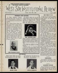 West Side Institutional Review Vol. II No. 34