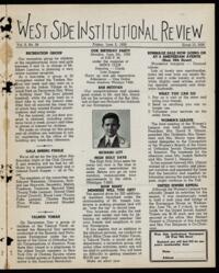 West Side Institutional Review Vol. II No. 39