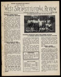 West Side Institutional Review Vol. III No. 02