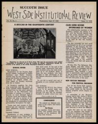West Side Institutional Review Vol. III No. 04