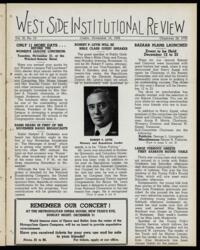 West Side Institutional Review Vol. III No. 10
