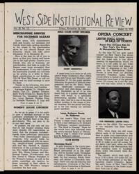 West Side Institutional Review Vol. III No. 12