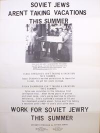 Soviet Jews aren't taking vacations this summer