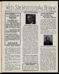 West Side Institutional Review Vol. III No. 13