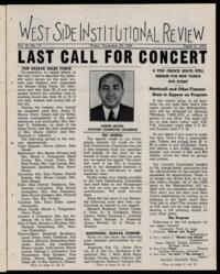 West Side Institutional Review Vol. III No. 17