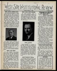 West Side Institutional Review Vol. III No. 26