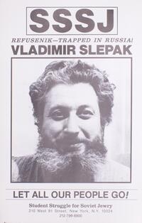 Refusenik - trapped in Russia! Vladimir Slepak