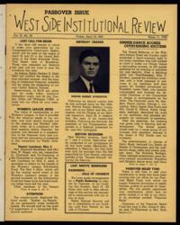 West Side Institutional Review Vol. III No. 33