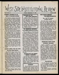 West Side Institutional Review Vol. IV No. 03