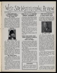 West Side Institutional Review Vol. IV No. 10