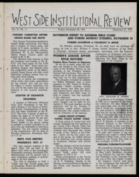 West Side Institutional Review Vol. IV No. 11