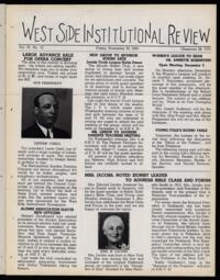 West Side Institutional Review Vol. IV No. 12
