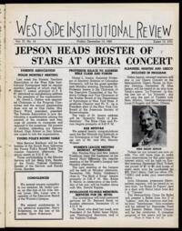 West Side Institutional Review Vol. IV No. 14