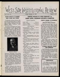 West Side Institutional Review Vol. IV No. 18