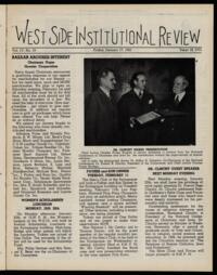 West Side Institutional Review Vol. IV No. 19