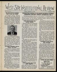 West Side Institutional Review Vol. IV No. 21