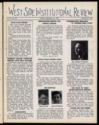 West Side Institutional Review Vol. IV No. 23
