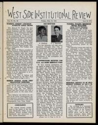 West Side Institutional Review Vol. IV No. 36