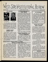 West Side Institutional Review Vol. IV No. 37