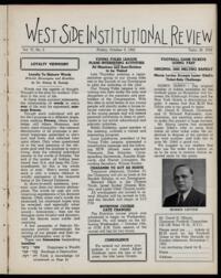West Side Institutional Review Vol. VI No. 05
