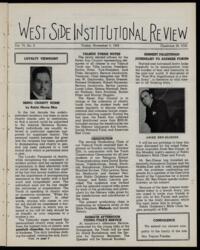 West Side Institutional Review Vol. VI No. 09