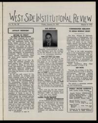 West Side Institutional Review Vol. VI No. 20
