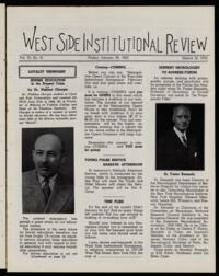 West Side Institutional Review Vol. VI No. 21