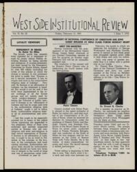 West Side Institutional Review Vol. VI No. 23