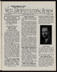 West Side Institutional Review Vol. VI No. 28