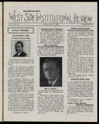 West Side Institutional Review Vol. VI No. 30