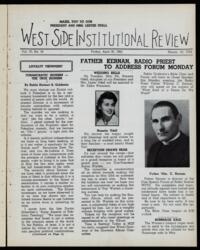 West Side Institutional Review Vol. VI No. 34