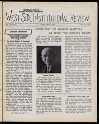West Side Institutional Review Vol. VI No. 37